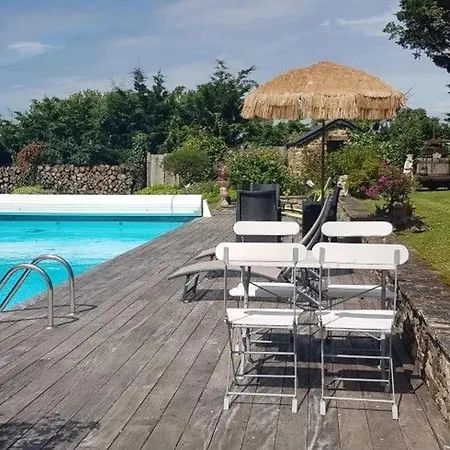 Havre De Paix Avec Piscine Chauffee, Jardin Arbore Et Activites Pour Tous - Fr-1-306-1142 בית נופש Teille (Loire-Atlantique)